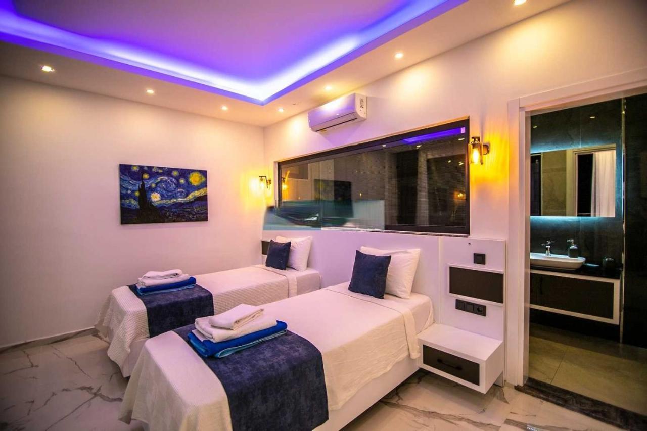 Villa Lycian-Kalkan 3 Bedroom-2 Jakuzzies-Sauna-Turkish Hamam-Huge Private Pool And Lovely Garden Kaş Exterior foto